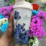 Vacuam Flask (Irises)